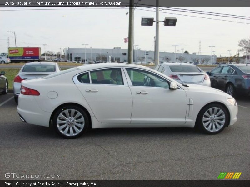 Porcelain White / Ivory/Oyster 2009 Jaguar XF Premium Luxury