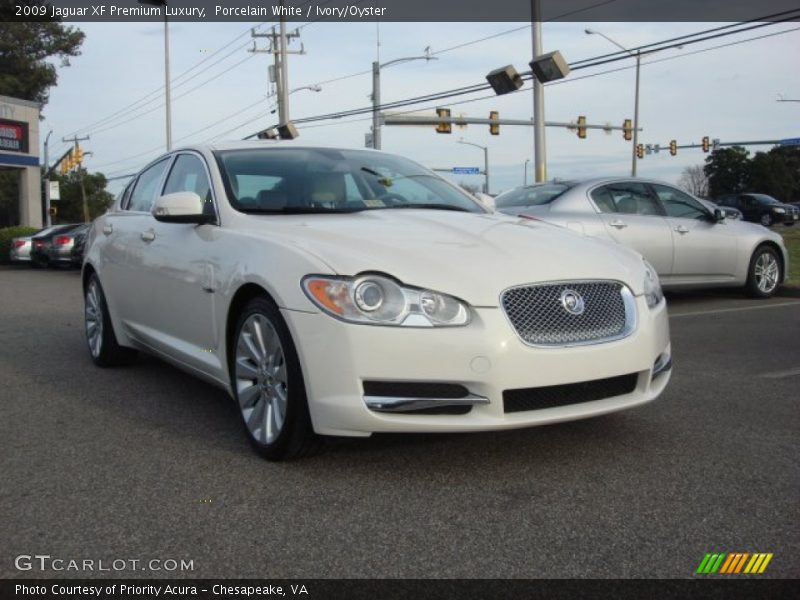 Porcelain White / Ivory/Oyster 2009 Jaguar XF Premium Luxury