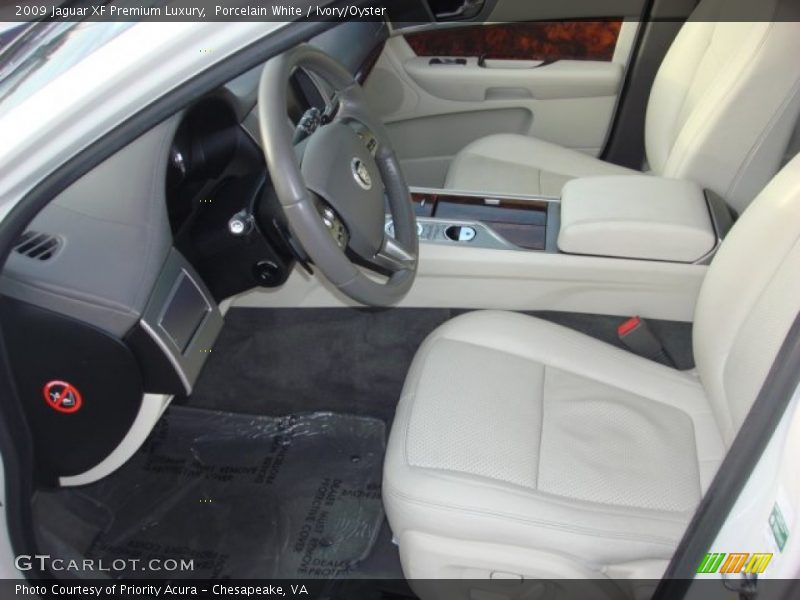 Front Seat of 2009 XF Premium Luxury