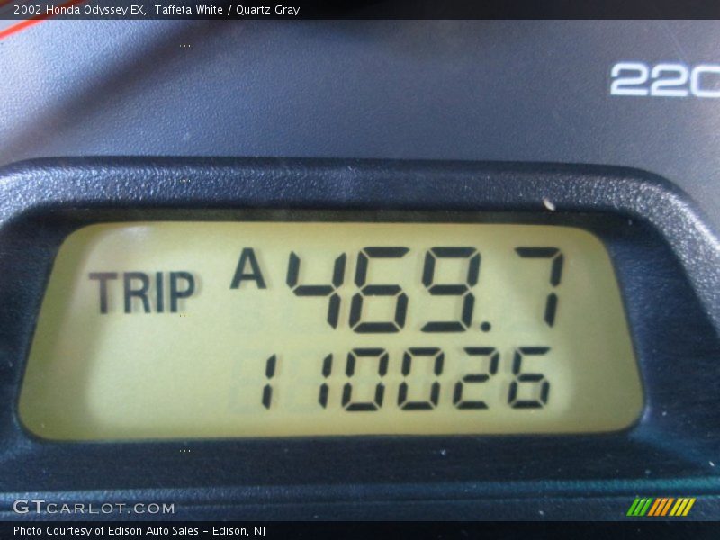 Taffeta White / Quartz Gray 2002 Honda Odyssey EX