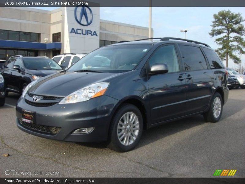 Slate Metallic / Stone 2009 Toyota Sienna XLE