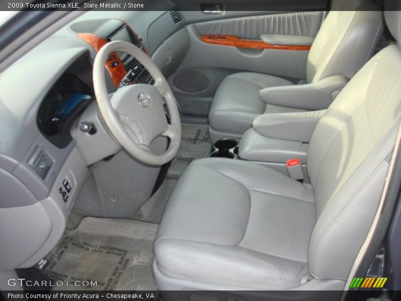 Slate Metallic / Stone 2009 Toyota Sienna XLE