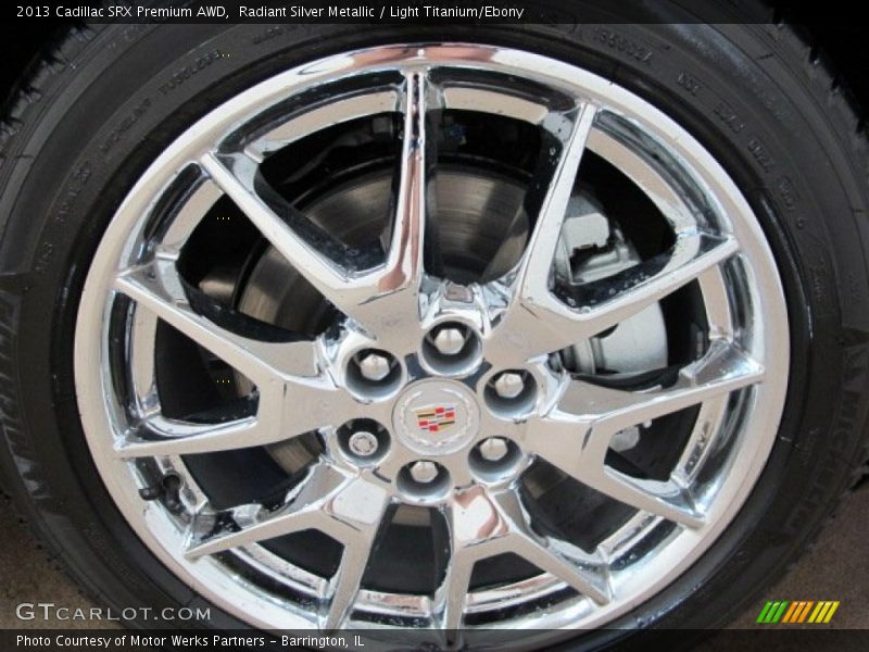 Radiant Silver Metallic / Light Titanium/Ebony 2013 Cadillac SRX Premium AWD
