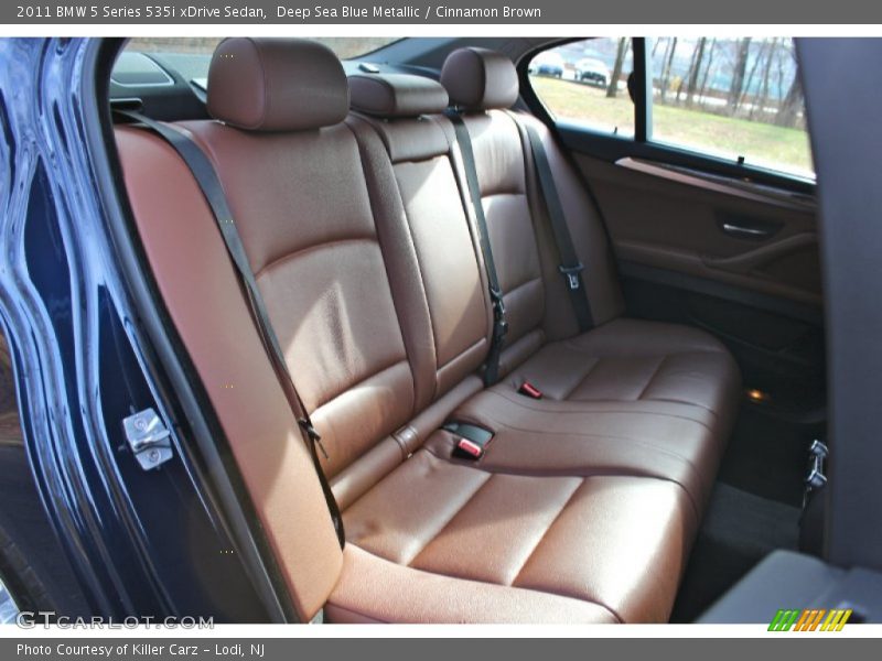 Deep Sea Blue Metallic / Cinnamon Brown 2011 BMW 5 Series 535i xDrive Sedan