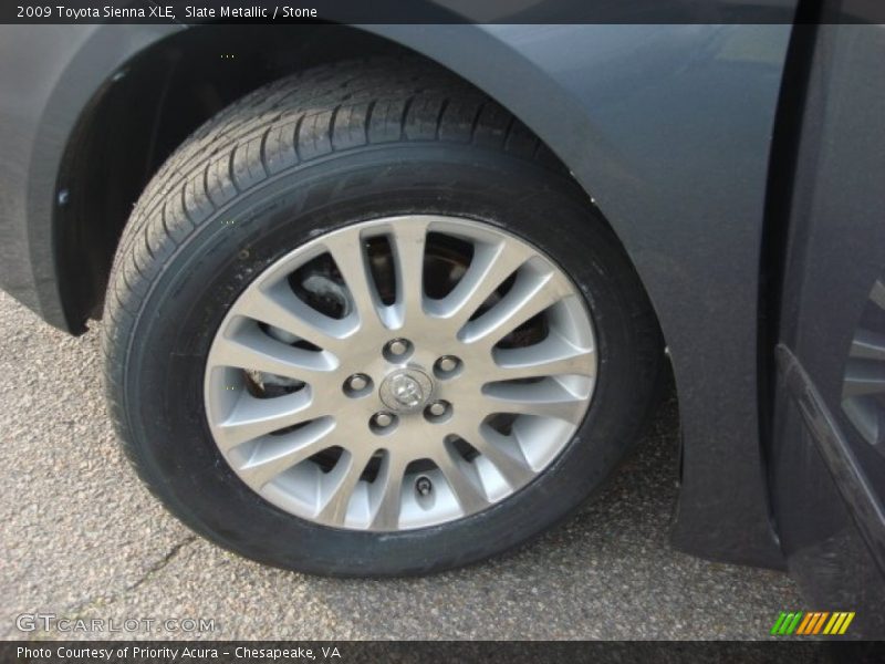Slate Metallic / Stone 2009 Toyota Sienna XLE