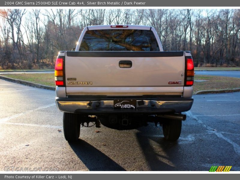 Silver Birch Metallic / Dark Pewter 2004 GMC Sierra 2500HD SLE Crew Cab 4x4