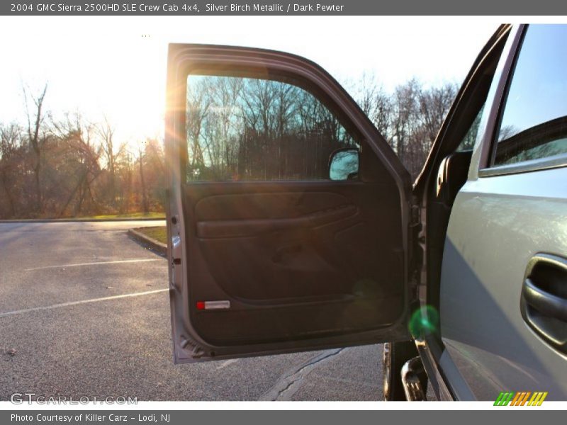 Silver Birch Metallic / Dark Pewter 2004 GMC Sierra 2500HD SLE Crew Cab 4x4