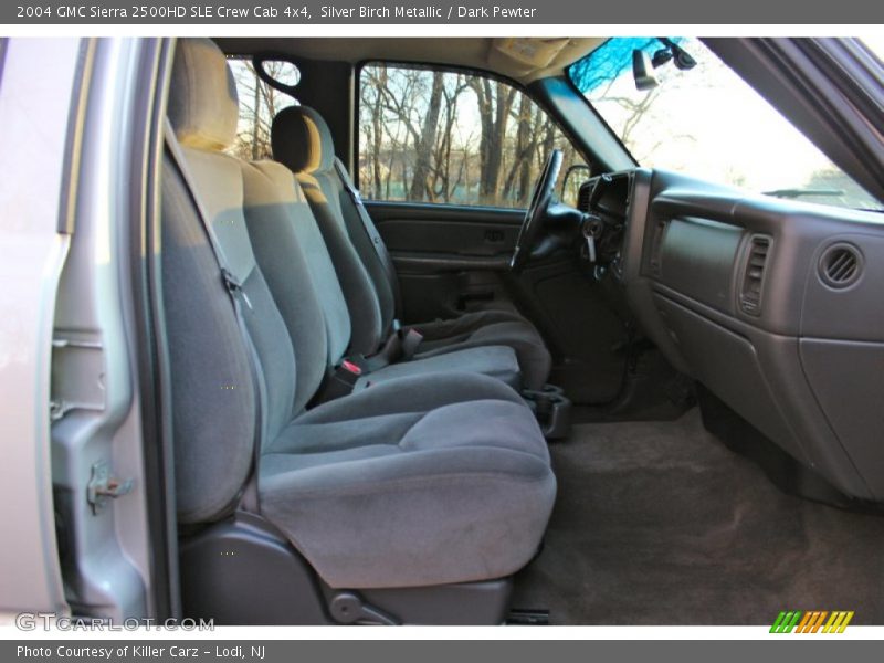 Silver Birch Metallic / Dark Pewter 2004 GMC Sierra 2500HD SLE Crew Cab 4x4