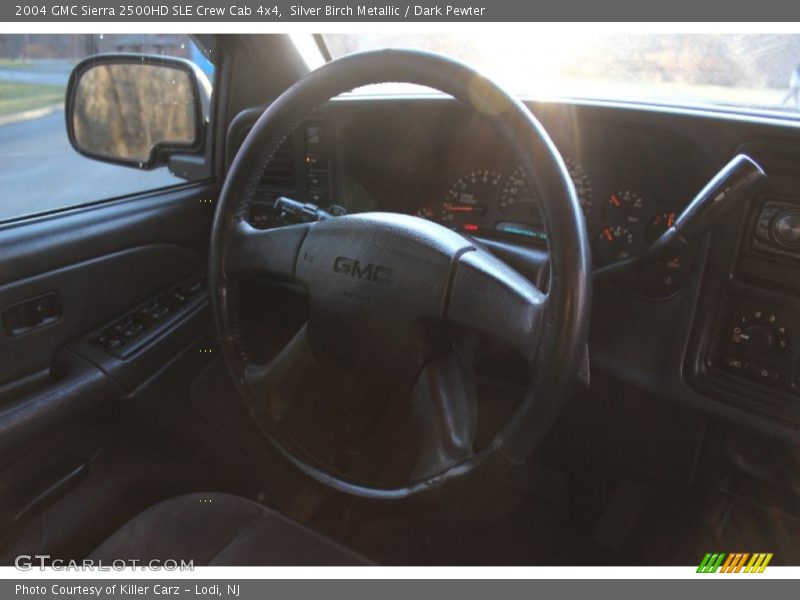 Silver Birch Metallic / Dark Pewter 2004 GMC Sierra 2500HD SLE Crew Cab 4x4