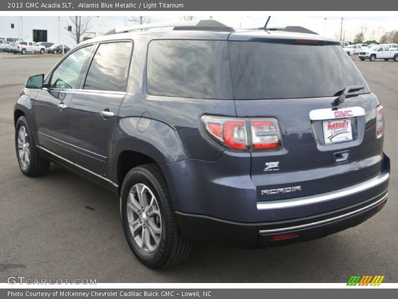 Atlantis Blue Metallic / Light Titanium 2013 GMC Acadia SLT