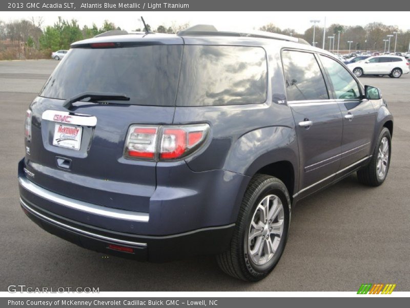 Atlantis Blue Metallic / Light Titanium 2013 GMC Acadia SLT