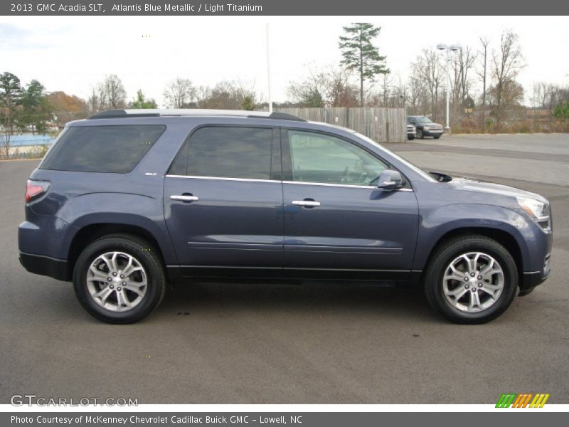 Atlantis Blue Metallic / Light Titanium 2013 GMC Acadia SLT