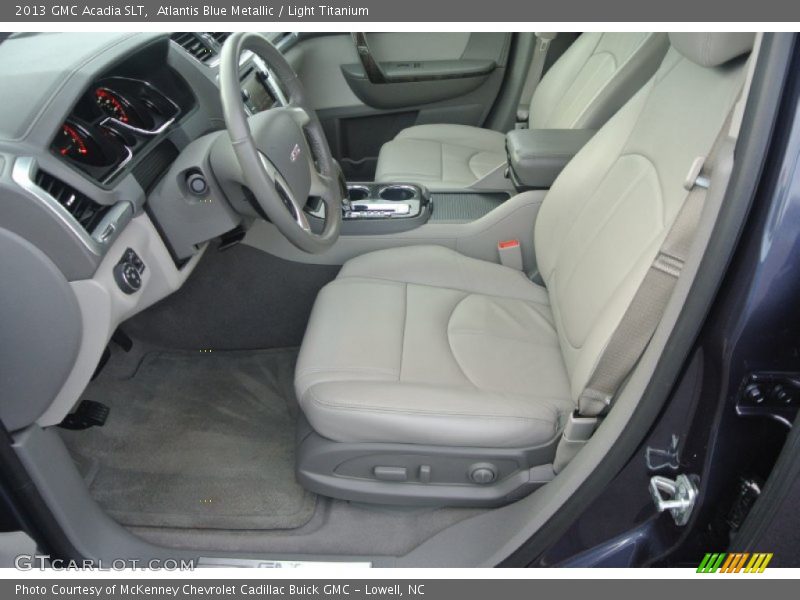 Atlantis Blue Metallic / Light Titanium 2013 GMC Acadia SLT
