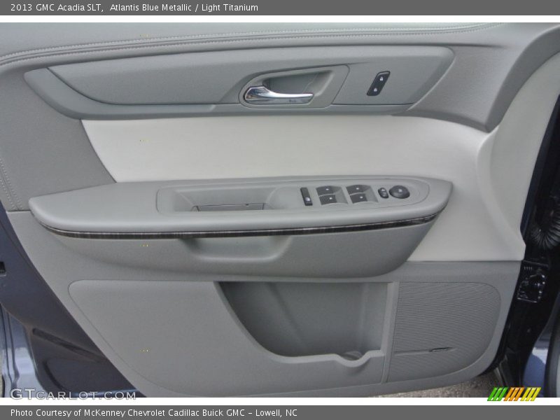 Atlantis Blue Metallic / Light Titanium 2013 GMC Acadia SLT