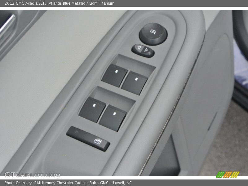 Atlantis Blue Metallic / Light Titanium 2013 GMC Acadia SLT