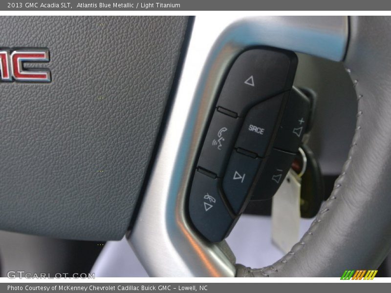 Atlantis Blue Metallic / Light Titanium 2013 GMC Acadia SLT