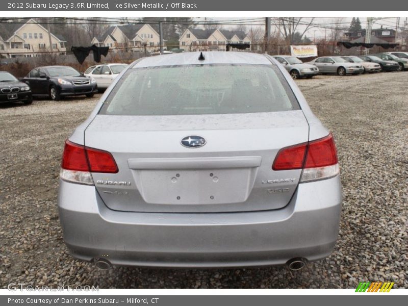 Ice Silver Metallic / Off Black 2012 Subaru Legacy 3.6R Limited