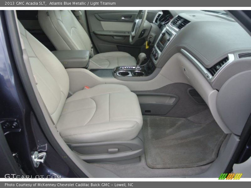 Atlantis Blue Metallic / Light Titanium 2013 GMC Acadia SLT