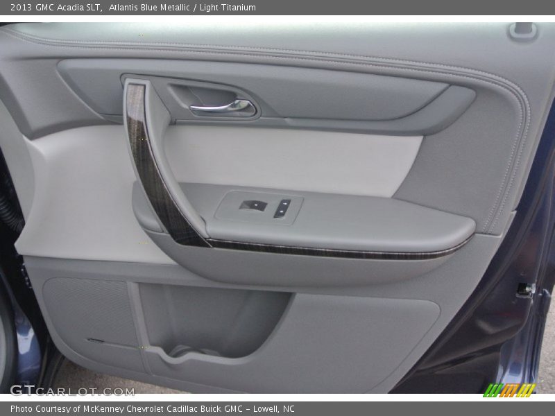 Atlantis Blue Metallic / Light Titanium 2013 GMC Acadia SLT