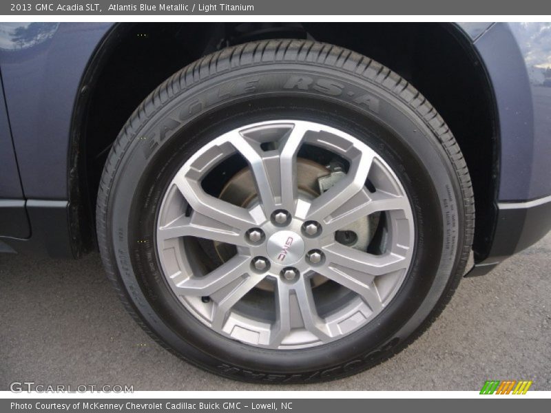 Atlantis Blue Metallic / Light Titanium 2013 GMC Acadia SLT