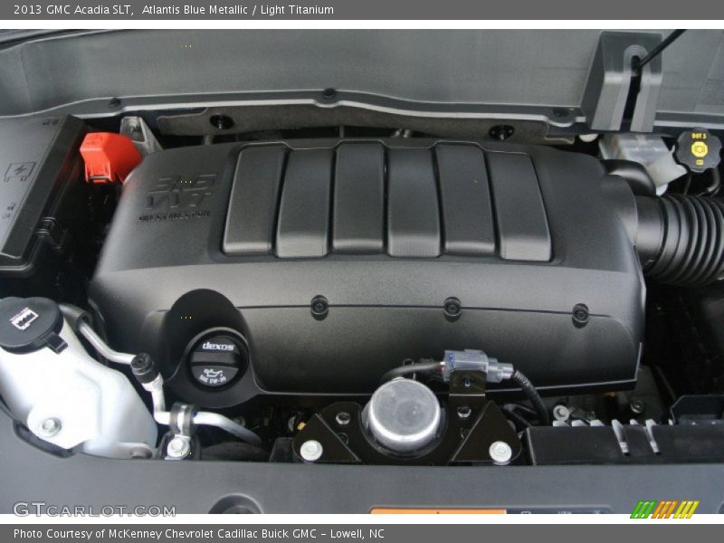 Atlantis Blue Metallic / Light Titanium 2013 GMC Acadia SLT