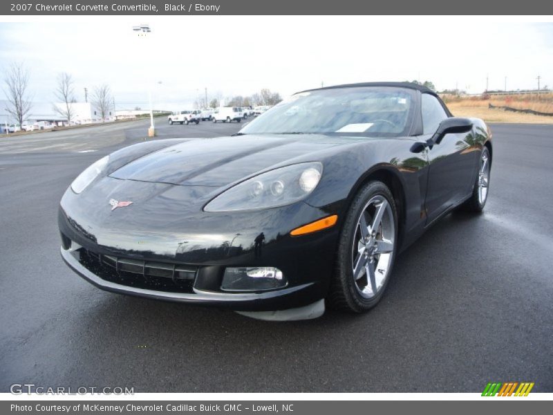 Black / Ebony 2007 Chevrolet Corvette Convertible