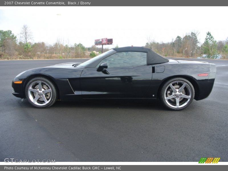  2007 Corvette Convertible Black