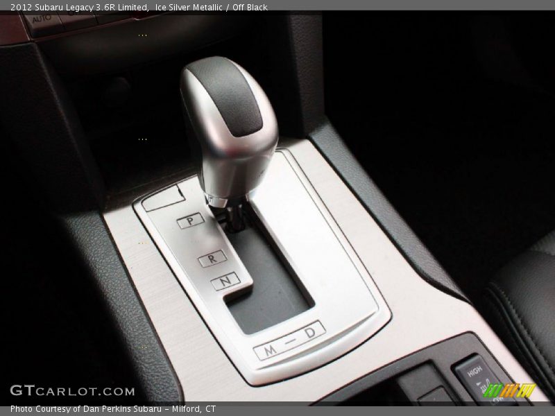 Ice Silver Metallic / Off Black 2012 Subaru Legacy 3.6R Limited
