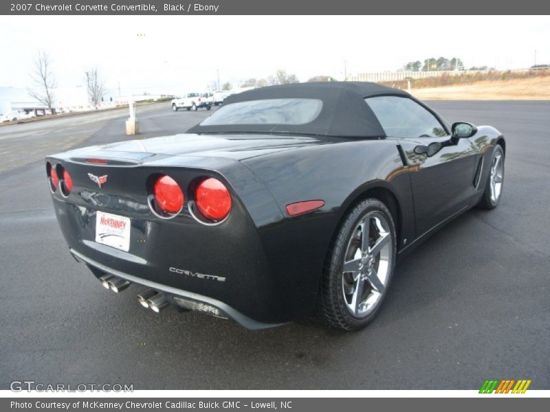 Black / Ebony 2007 Chevrolet Corvette Convertible