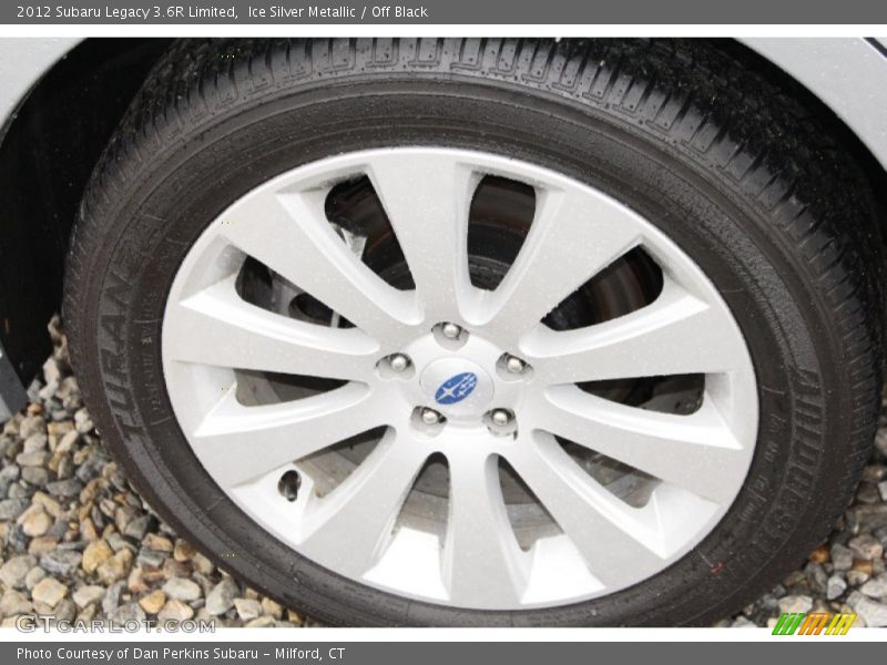 Ice Silver Metallic / Off Black 2012 Subaru Legacy 3.6R Limited