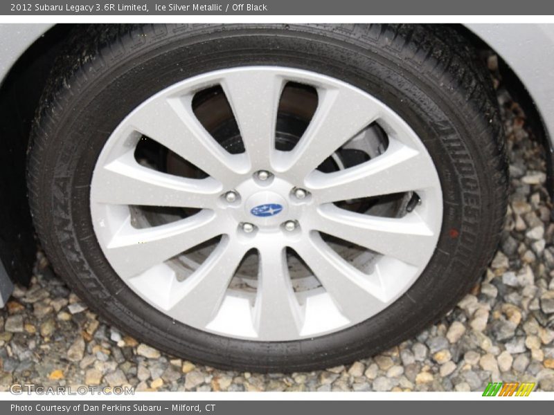 Ice Silver Metallic / Off Black 2012 Subaru Legacy 3.6R Limited