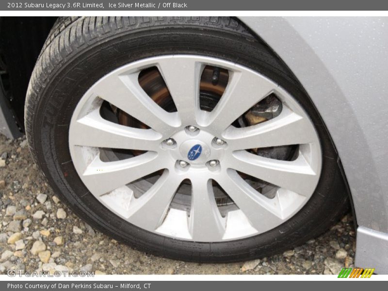 Ice Silver Metallic / Off Black 2012 Subaru Legacy 3.6R Limited