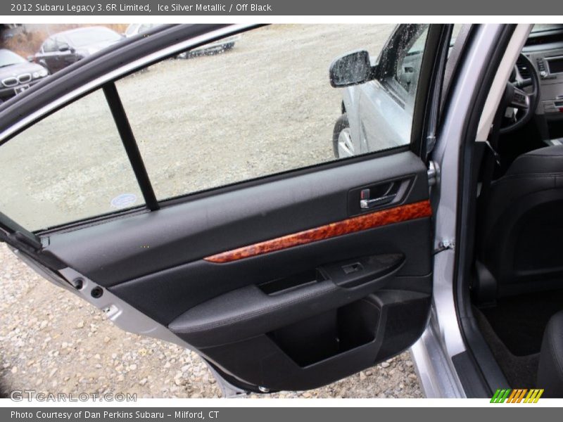 Ice Silver Metallic / Off Black 2012 Subaru Legacy 3.6R Limited