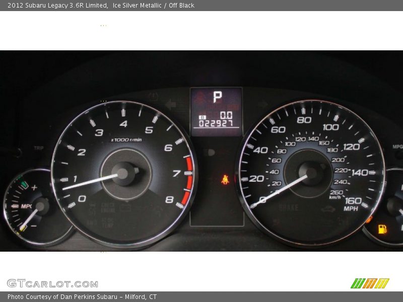 Ice Silver Metallic / Off Black 2012 Subaru Legacy 3.6R Limited