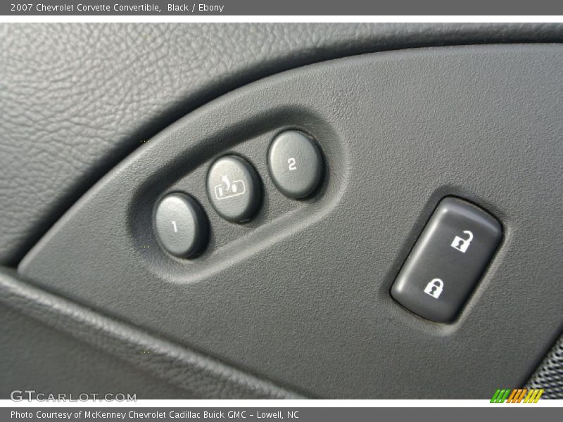 Black / Ebony 2007 Chevrolet Corvette Convertible