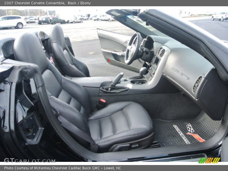  2007 Corvette Convertible Ebony Interior