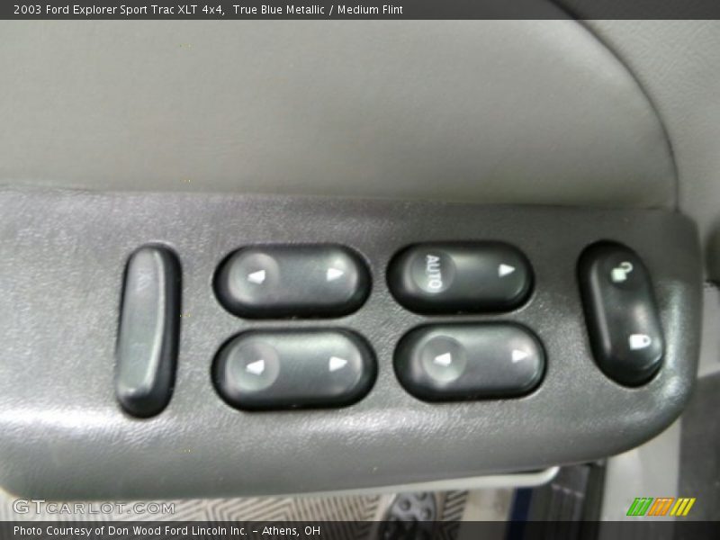 True Blue Metallic / Medium Flint 2003 Ford Explorer Sport Trac XLT 4x4