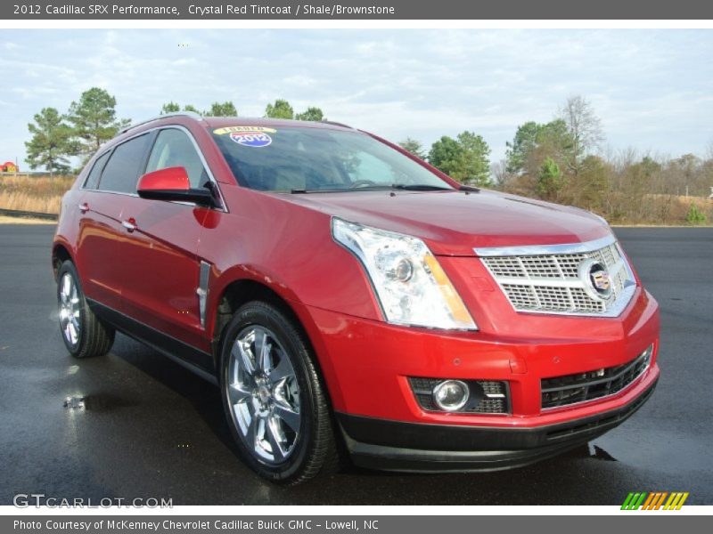 Crystal Red Tintcoat / Shale/Brownstone 2012 Cadillac SRX Performance