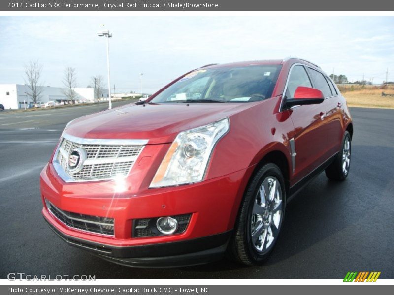 Crystal Red Tintcoat / Shale/Brownstone 2012 Cadillac SRX Performance