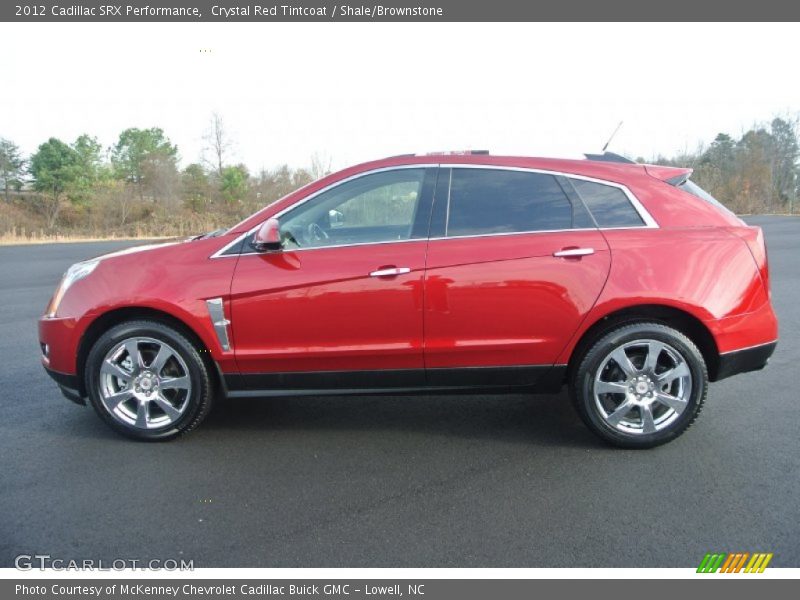 Crystal Red Tintcoat / Shale/Brownstone 2012 Cadillac SRX Performance