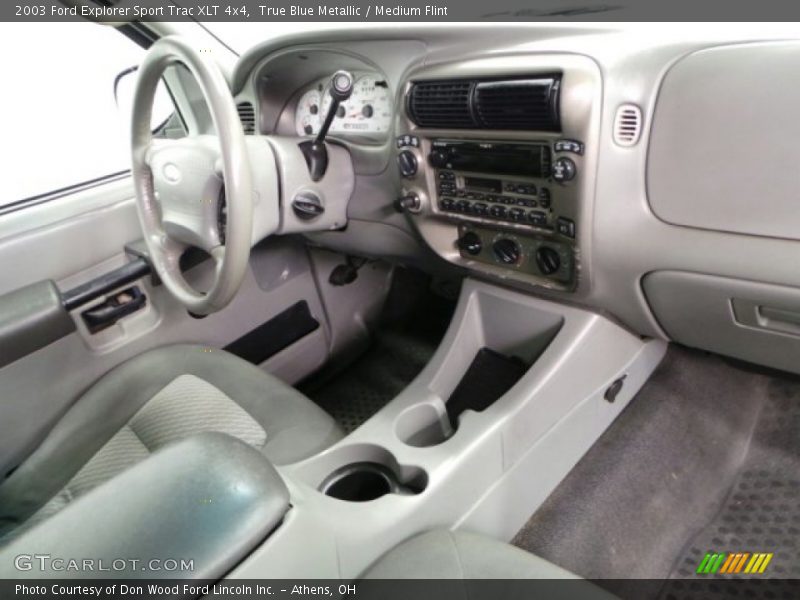 True Blue Metallic / Medium Flint 2003 Ford Explorer Sport Trac XLT 4x4