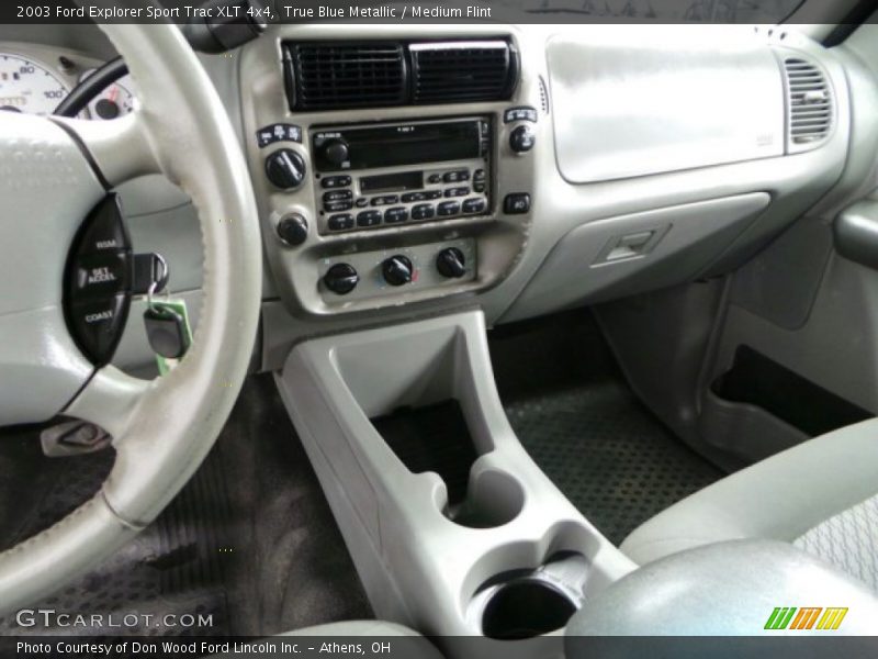 True Blue Metallic / Medium Flint 2003 Ford Explorer Sport Trac XLT 4x4