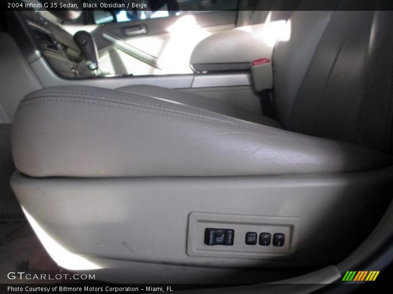 Black Obsidian / Beige 2004 Infiniti G 35 Sedan