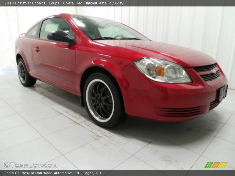 Crystal Red Tintcoat Metallic / Gray 2010 Chevrolet Cobalt LS Coupe