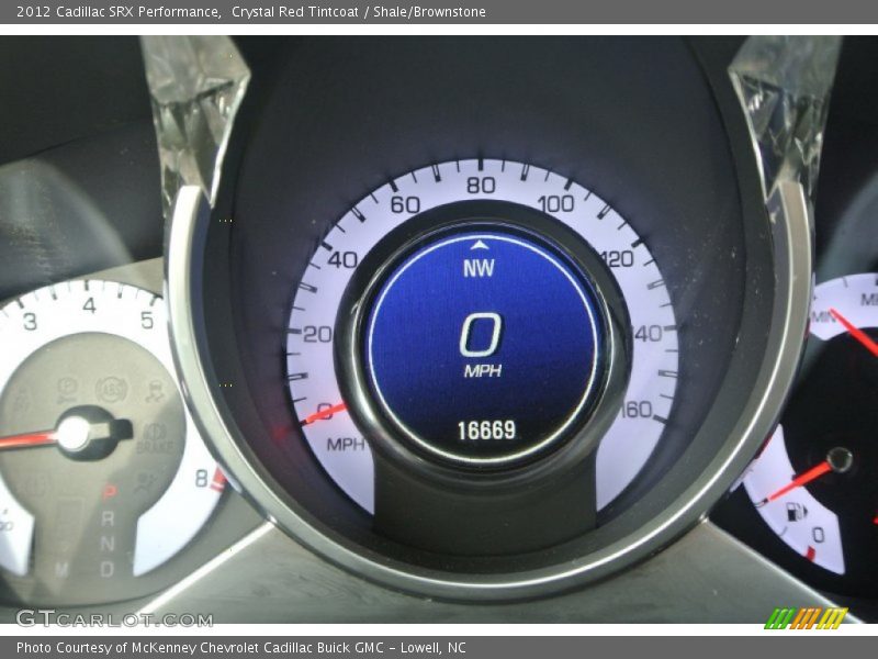 Crystal Red Tintcoat / Shale/Brownstone 2012 Cadillac SRX Performance