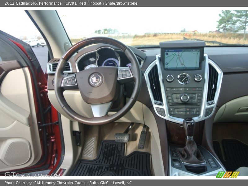 Crystal Red Tintcoat / Shale/Brownstone 2012 Cadillac SRX Performance