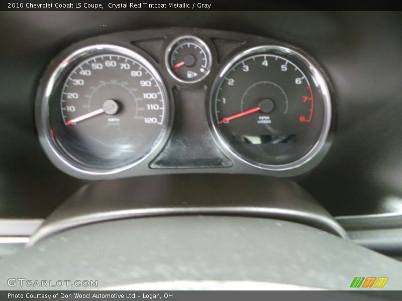 Crystal Red Tintcoat Metallic / Gray 2010 Chevrolet Cobalt LS Coupe