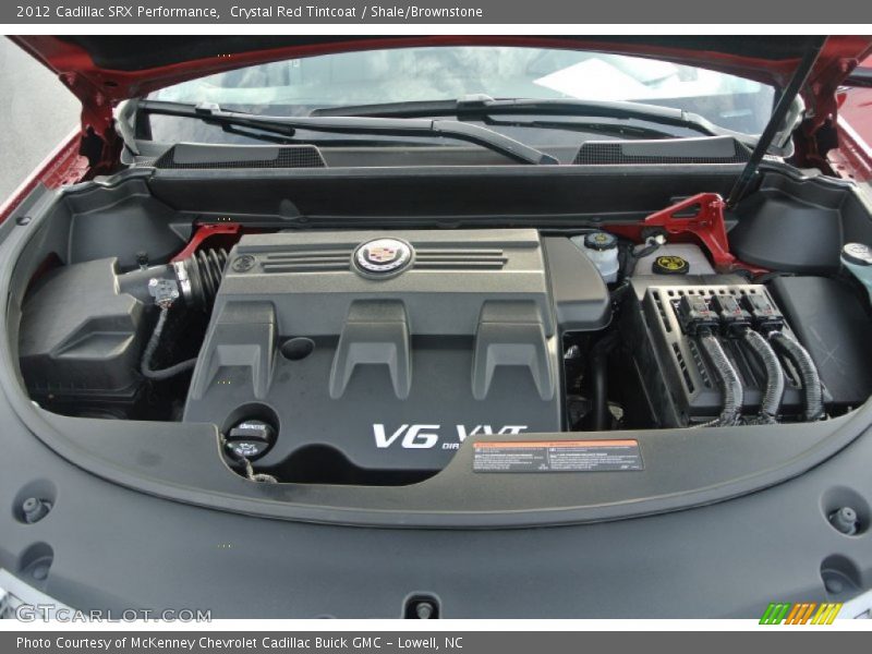 Crystal Red Tintcoat / Shale/Brownstone 2012 Cadillac SRX Performance