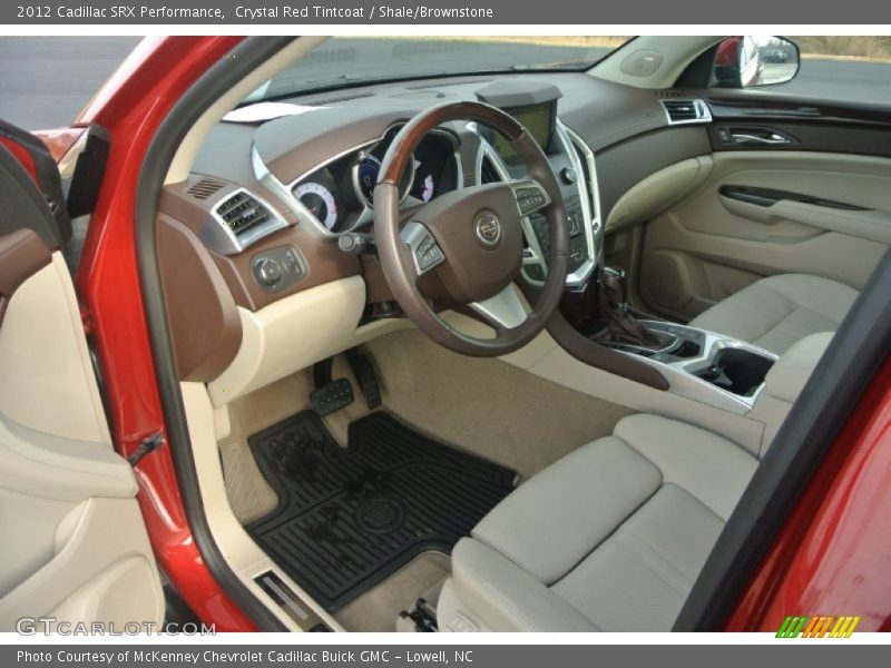Crystal Red Tintcoat / Shale/Brownstone 2012 Cadillac SRX Performance