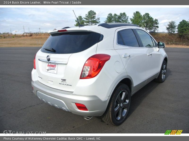 White Pearl Tricoat / Saddle 2014 Buick Encore Leather